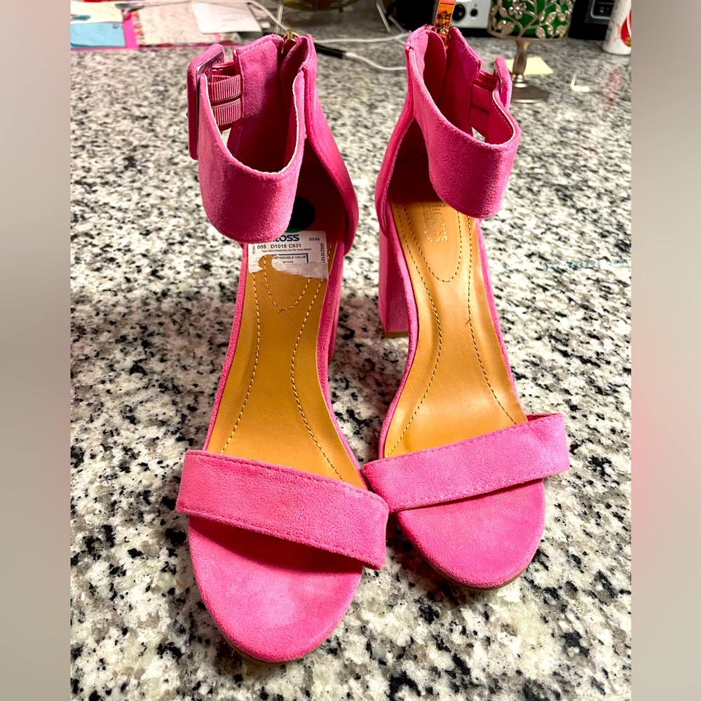 Pink heels